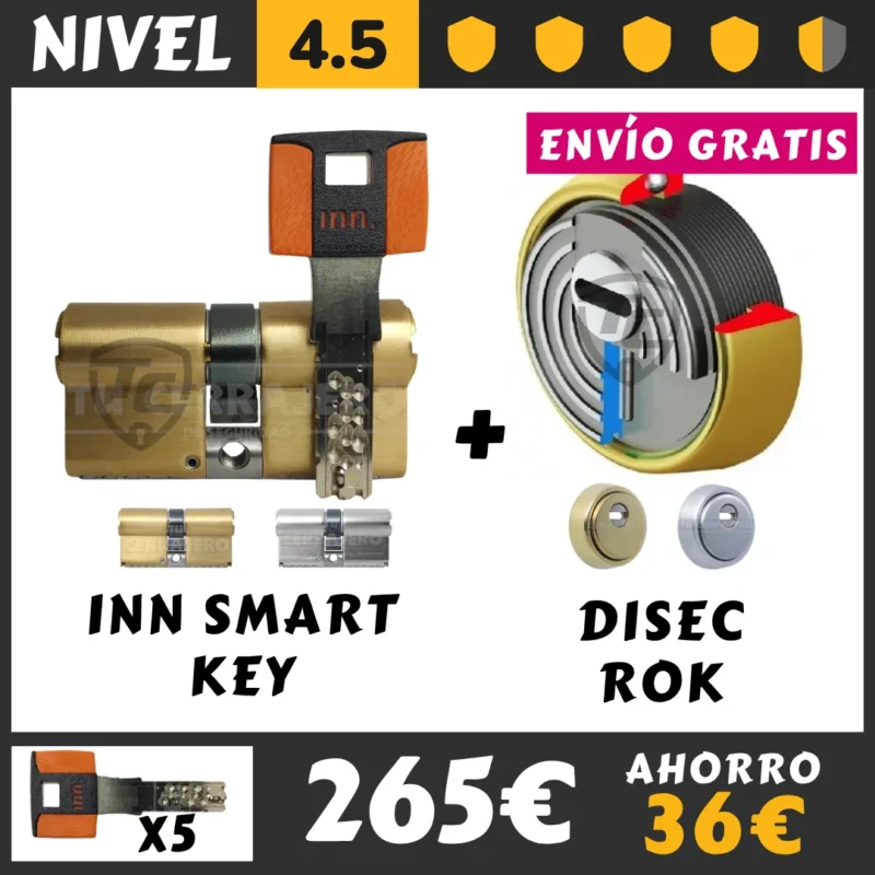 PACK BOMBIN INN SMART KEY ESCUDO DISEC ROK